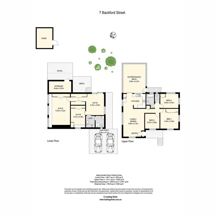Floorplan of Homely house listing, 7 Backford Street, Chermside West QLD 4032