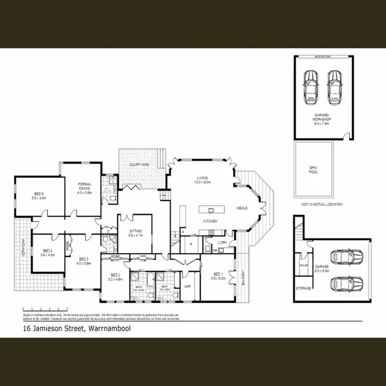 Floorplan of Homely house listing, 16 Jamieson Street, Warrnambool VIC 3280