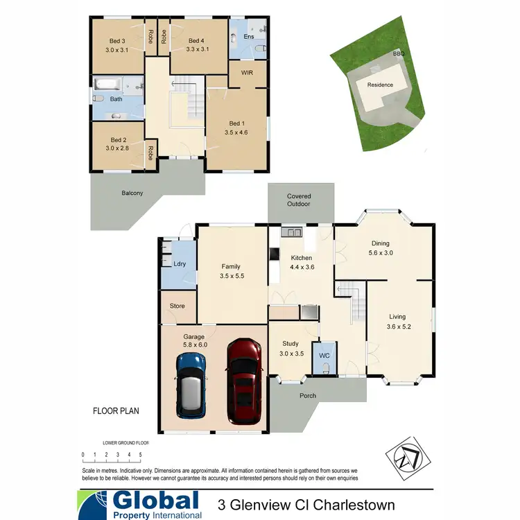Floorplan of Homely house listing, 3 Glenview Close, Charlestown NSW 2290