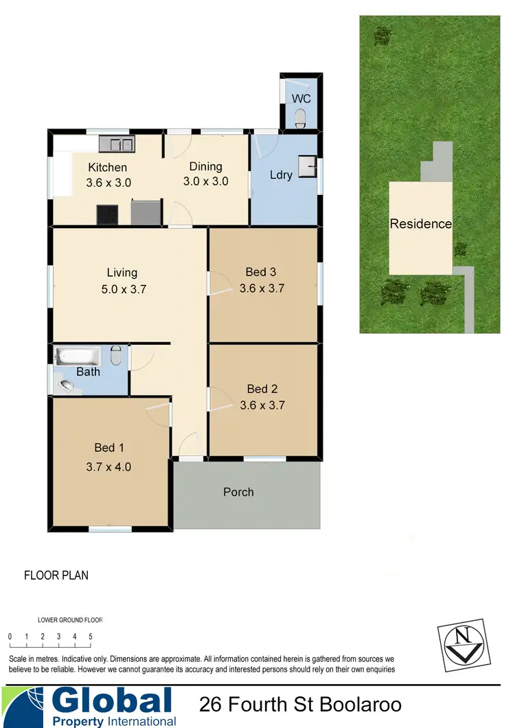 Floorplan of Homely house listing, 26 Fourth Street, Boolaroo NSW 2284