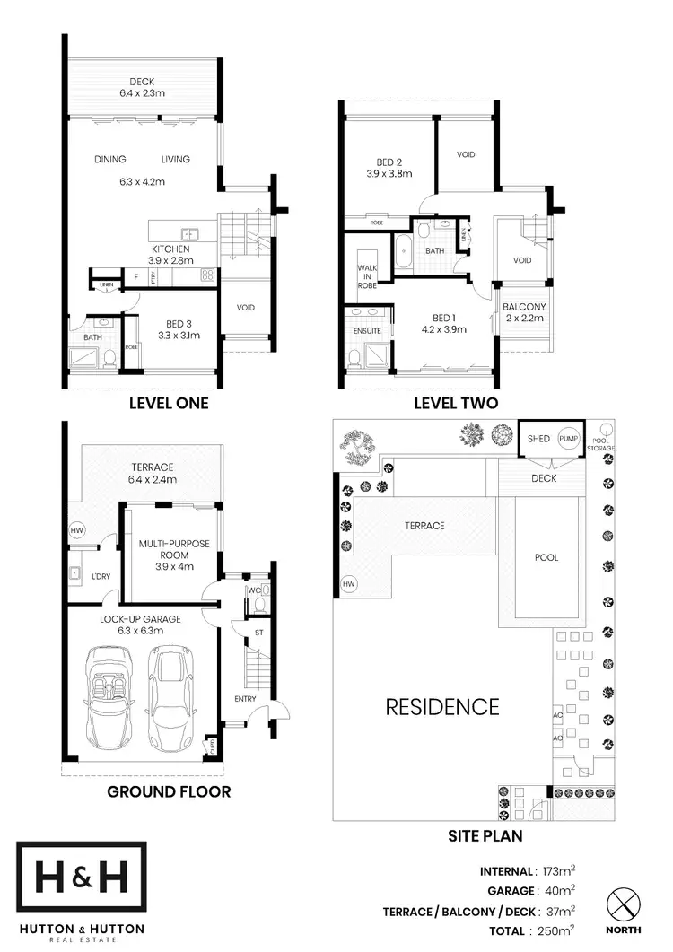 Floorplan of Homely townhouse listing, 12/20 Turner Avenue, New Farm QLD 4005