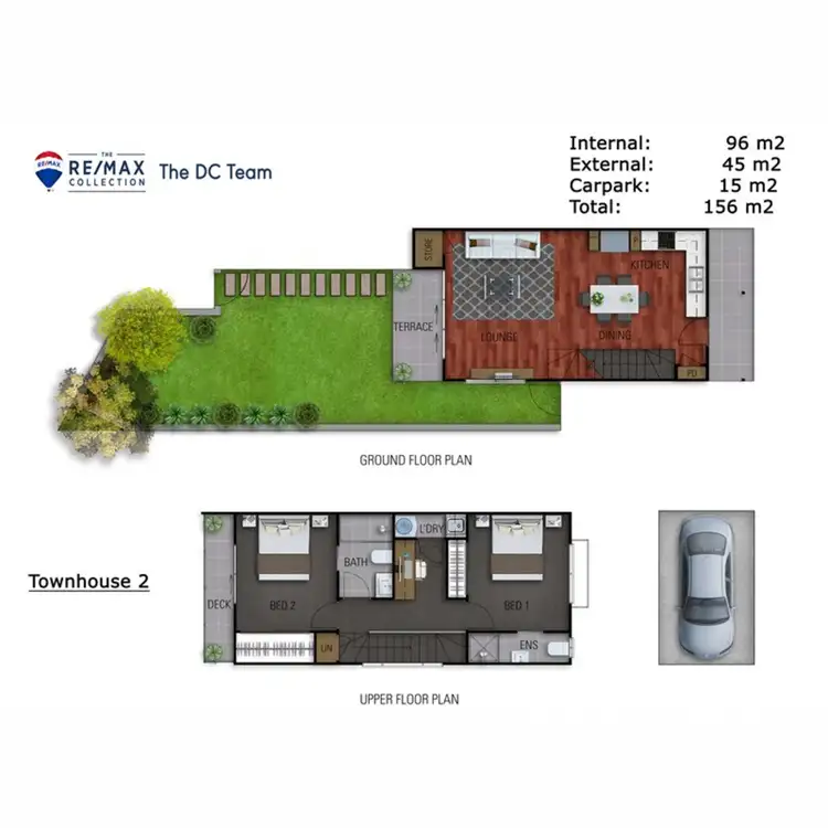 Floorplan of Homely townhouse listing, 2/40 Booligal Street, Carina QLD 4152