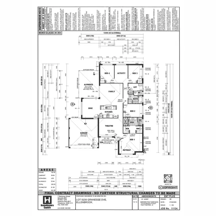 Floorplan of Homely house listing, 109 Granesse Drive, Ellenbrook WA 6069