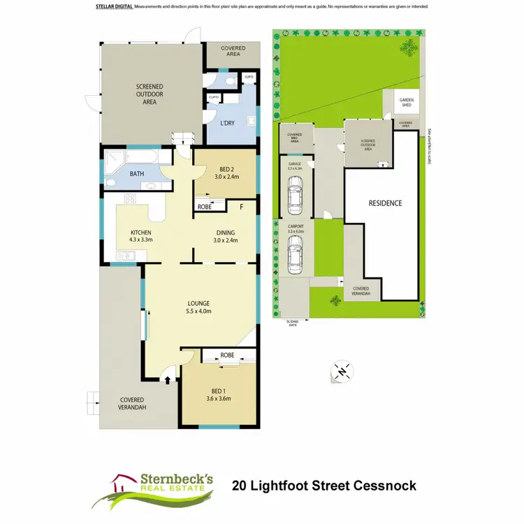 Floorplan of Homely house listing, 20 Lightfoot Street, Cessnock NSW 2325