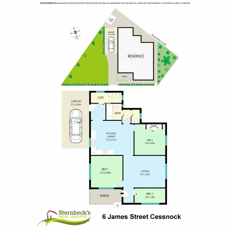 Floorplan of Homely house listing, 6 James Street, Cessnock NSW 2325