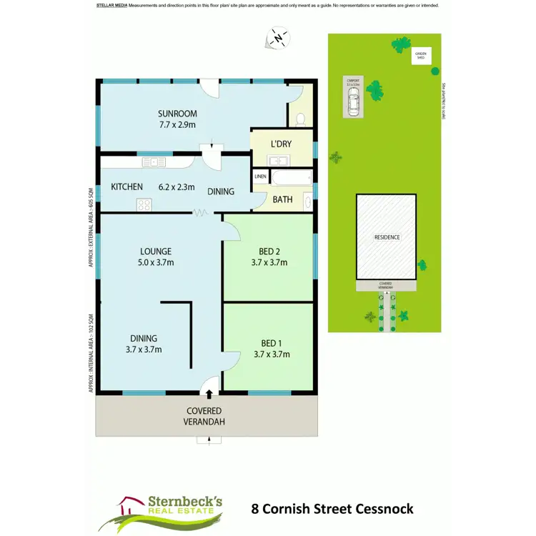 Floorplan of Homely house listing, 8 Cornish Street, Cessnock NSW 2325