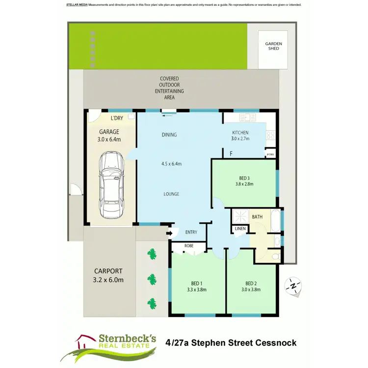 Floorplan of Homely unit listing, 4/27 a Stephen Street, Cessnock NSW 2325
