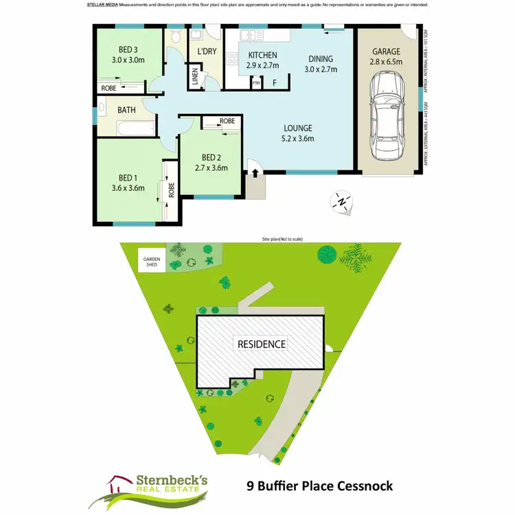 Floorplan of Homely house listing, 9 Buffier Close, Cessnock NSW 2325