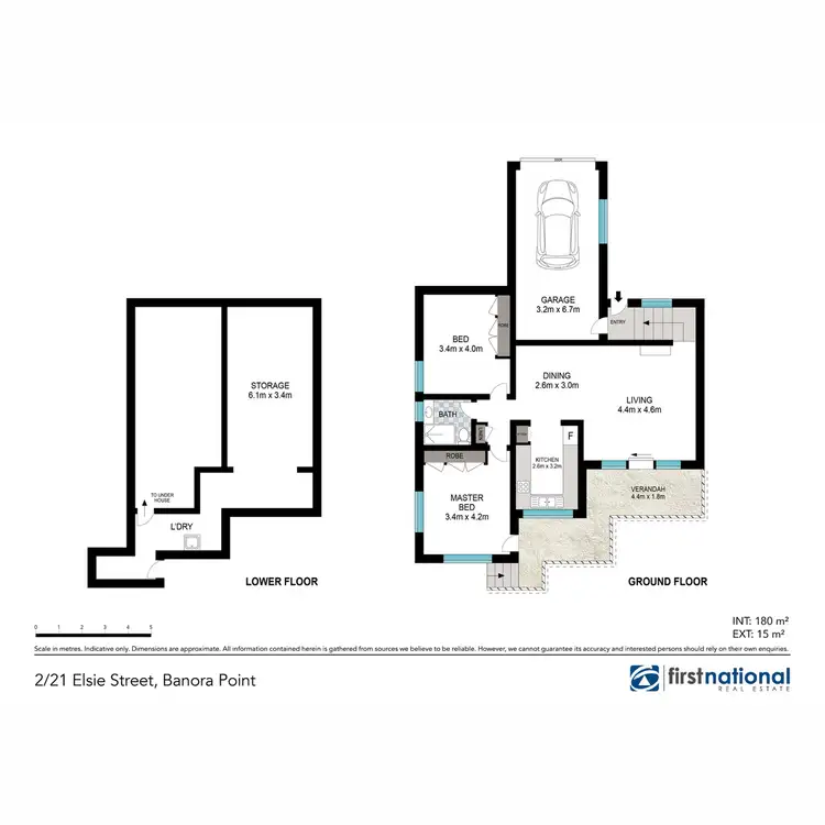 Floorplan of Homely semi-detached listing, 2/21 Elsie Street, Banora Point NSW 2486