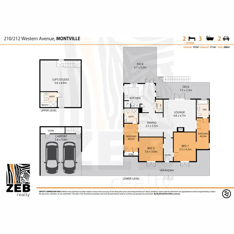 Floorplan of Homely house listing, 210-212 Western Avenue, Montville QLD 4560