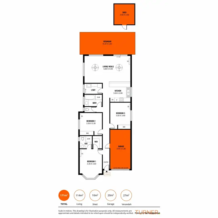 Floorplan of Homely house listing, 4 Parkview Drive, Oakden SA 5086
