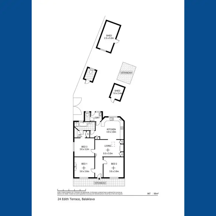 Floorplan of Homely house listing, 24 Edith Terrace, Balaklava SA 5461