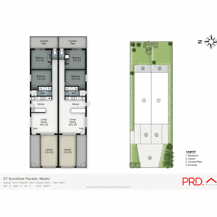Floorplan of Homely house listing, 57 Sunshine Parade, Miami QLD 4220
