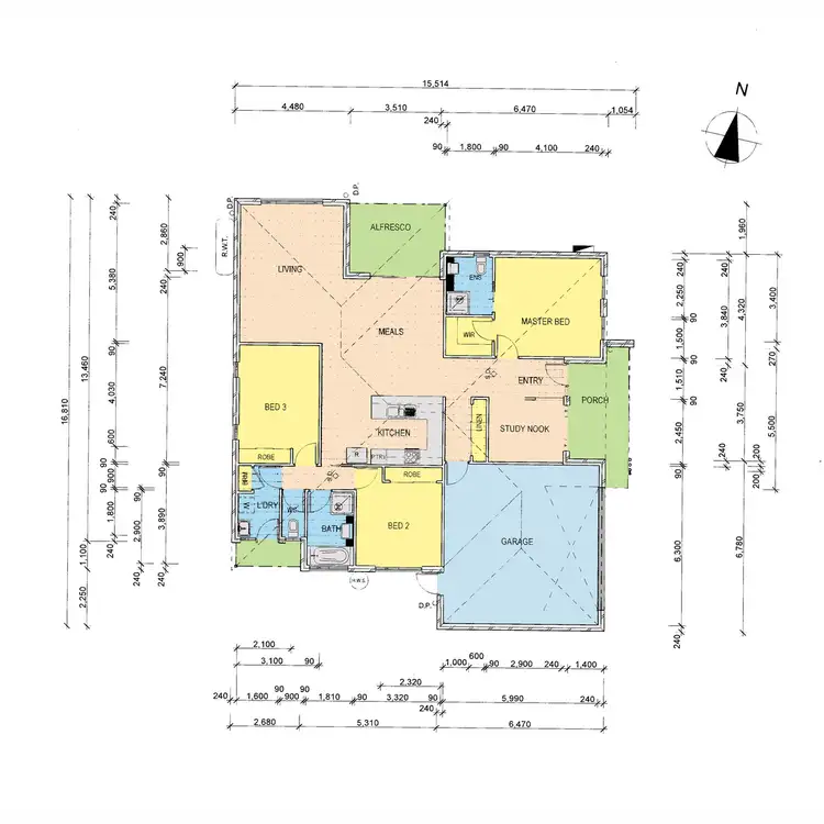 Floorplan of Homely house listing, 23 Darling Street, Sale VIC 3850