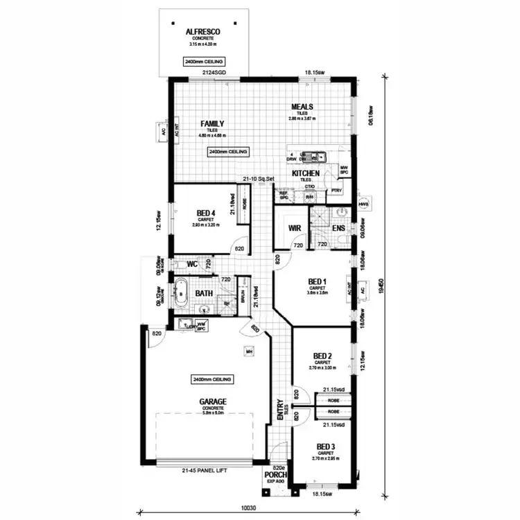 Floorplan of Homely house listing, Address available on request