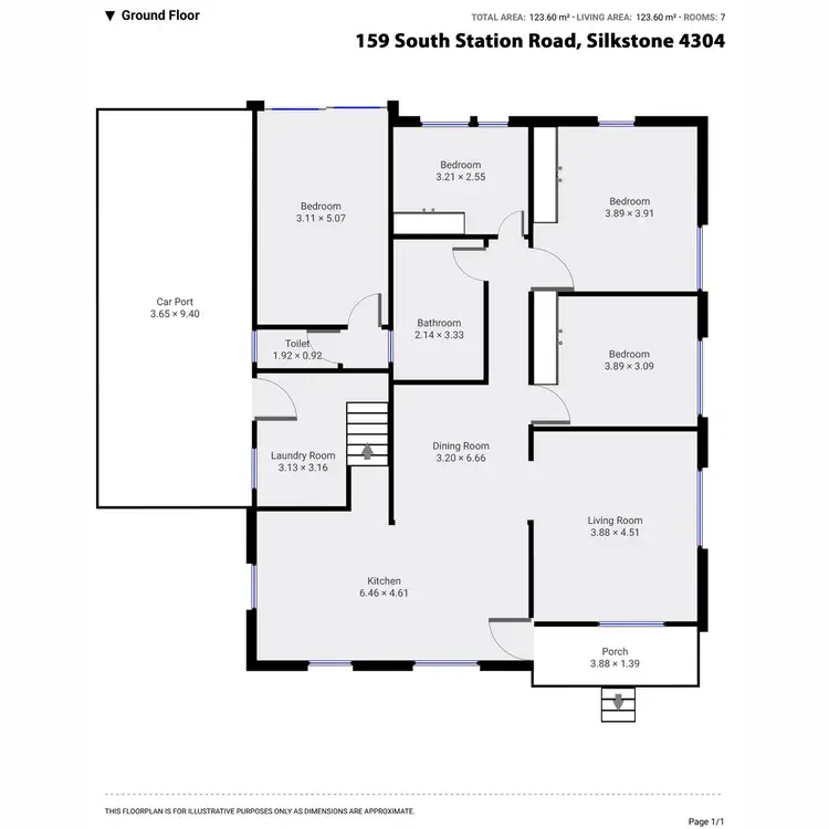 Floorplan of Homely house listing, 159 South Station Road, Silkstone QLD 4304