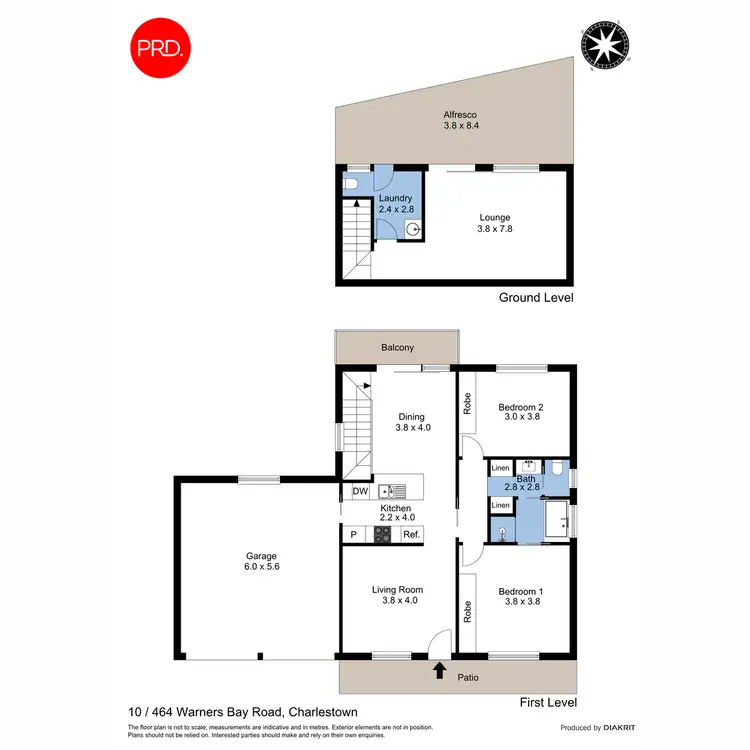 Floorplan of Homely house listing, 10/464 Warners Bay Road, Charlestown NSW 2290