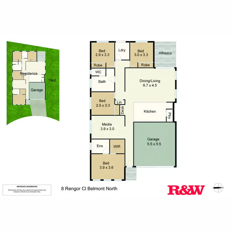 Floorplan of Homely house listing, 8 Rengor Close, Belmont North NSW 2280