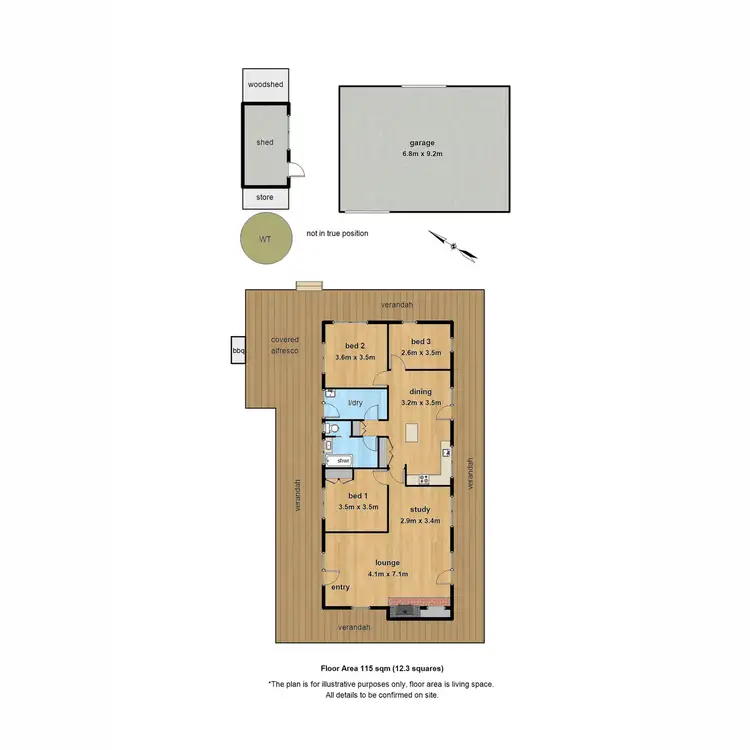 Floorplan of Homely house listing, 27 Neville Road, Gembrook VIC 3783