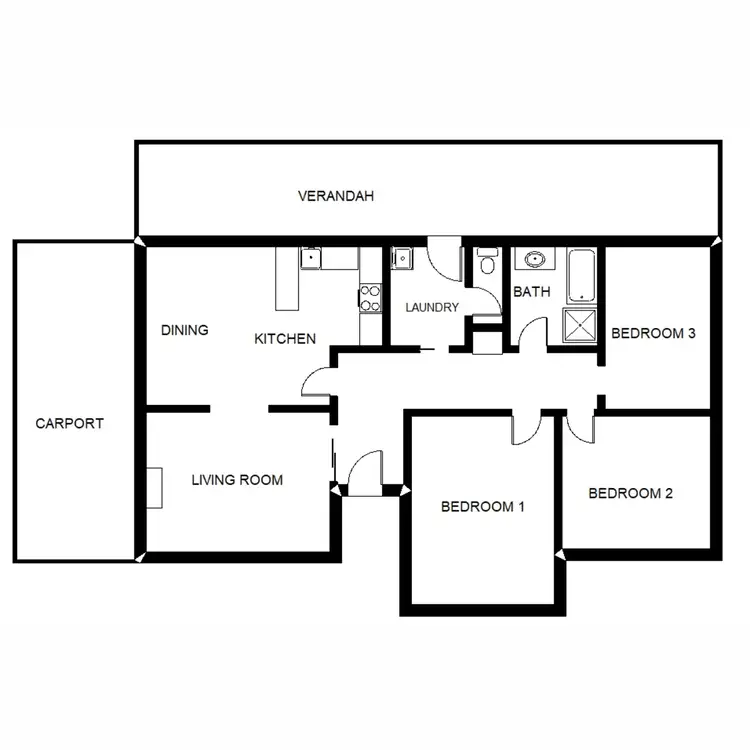 Floorplan of Homely house listing, 35 Arkaba Street, Hawker SA 5434