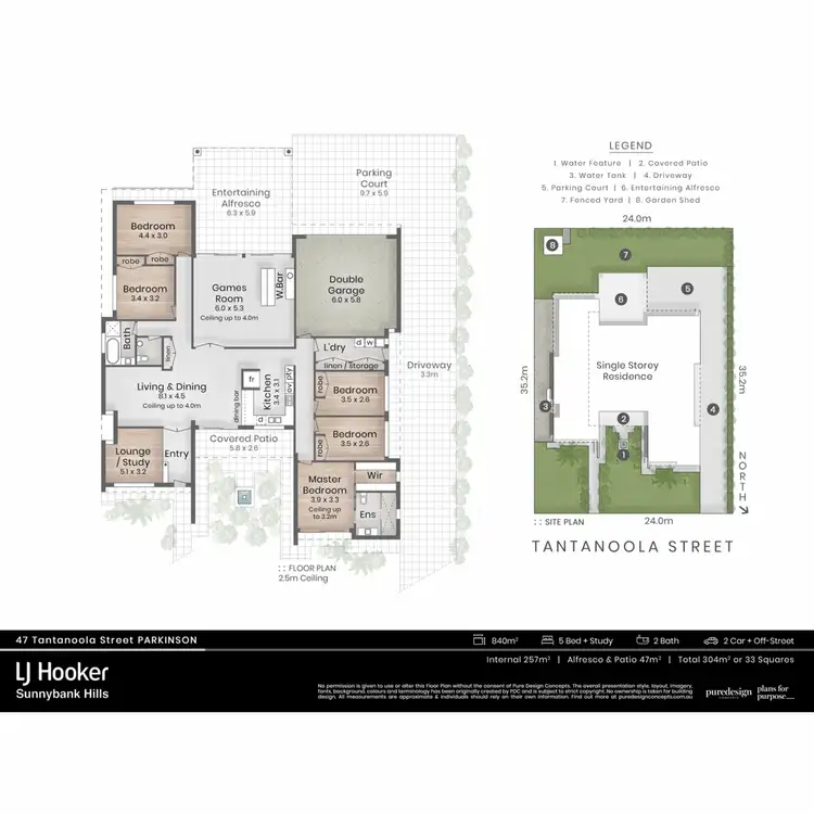 Floorplan of Homely house listing, 47 Tantanoola Street, Parkinson QLD 4115