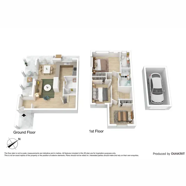 Floorplan of Homely townhouse listing, 52/50 Enborisoff Street, Taigum QLD 4018