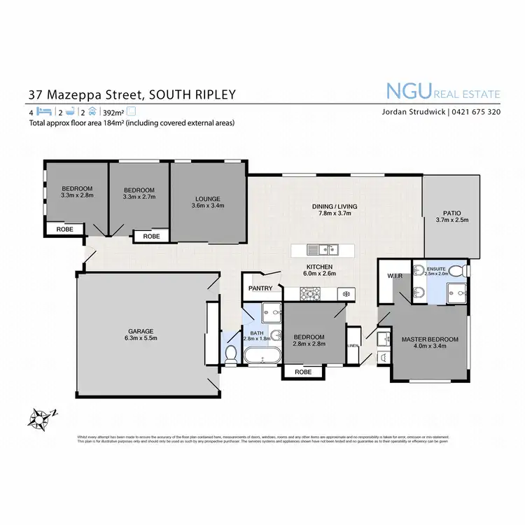 Floorplan of Homely house listing, 37 Mazeppa Street, South Ripley QLD 4306