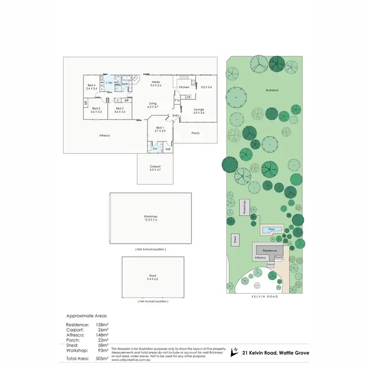 Floorplan of Homely house listing, 21 Kelvin Road, Wattle Grove WA 6107