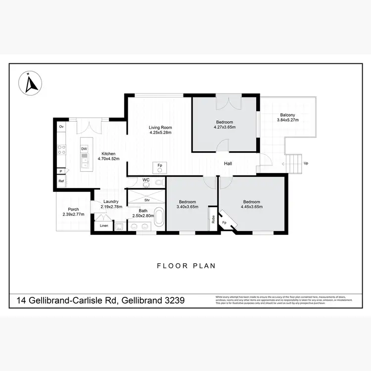 Floorplan of Homely rural property listing, 14 Gellibrand - Carlisle Road, Gellibrand VIC 3239