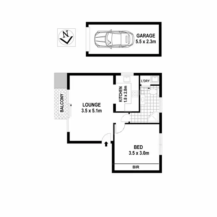 Floorplan of Homely apartment listing, 3/19 Neptune Street, Coogee NSW 2034