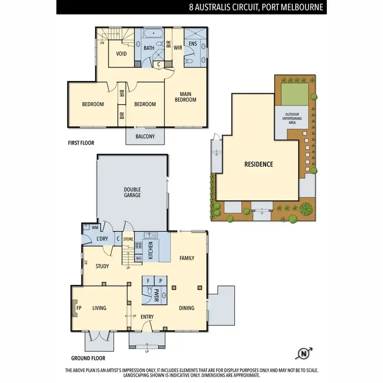 Floorplan of Homely house listing, 8 Australis Circuit, Port Melbourne VIC 3207