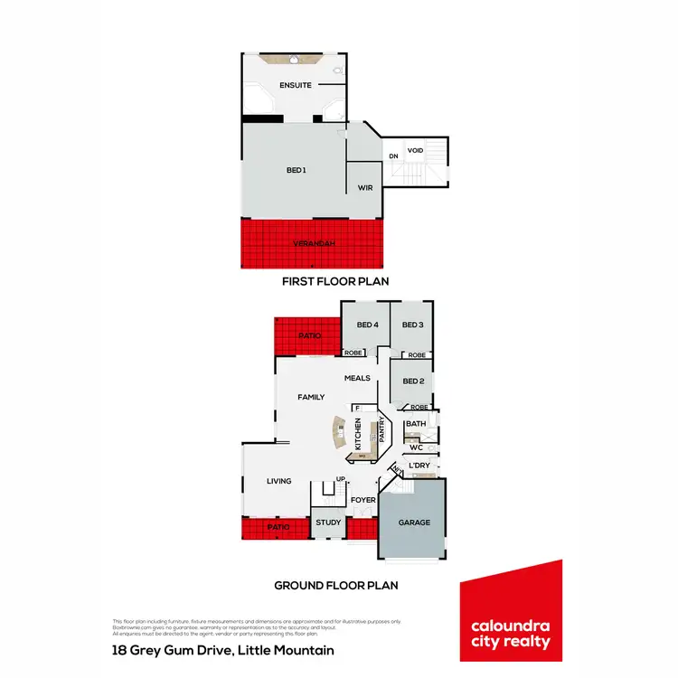 Floorplan of Homely house listing, 18 Grey Gum Drive, Little Mountain QLD 4551