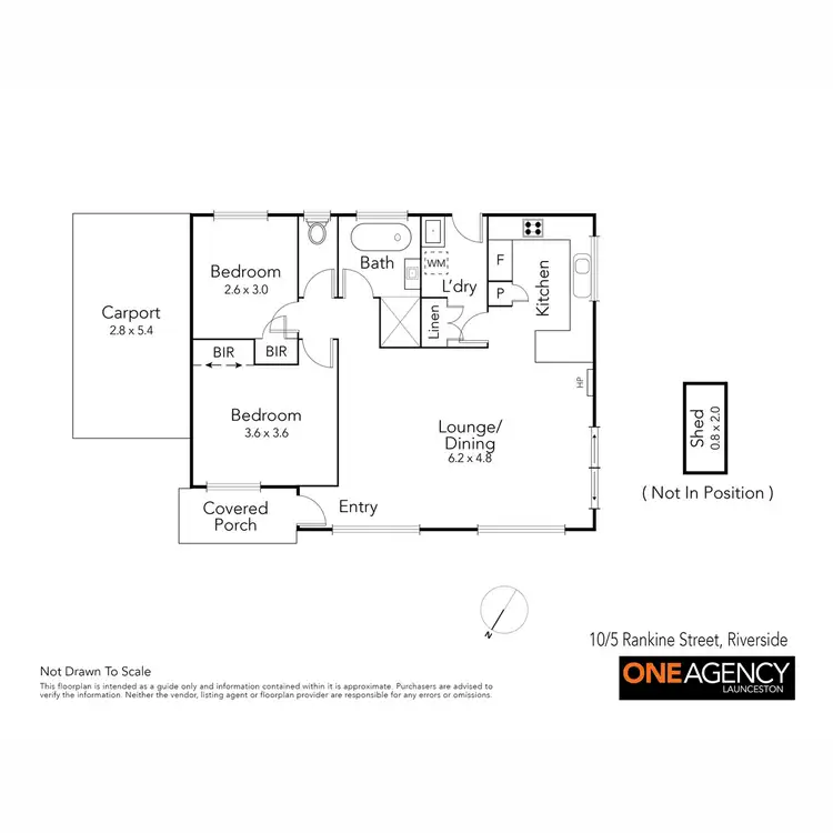 Floorplan of Homely unit listing, 10/5 Rankine Street, Riverside TAS 7250