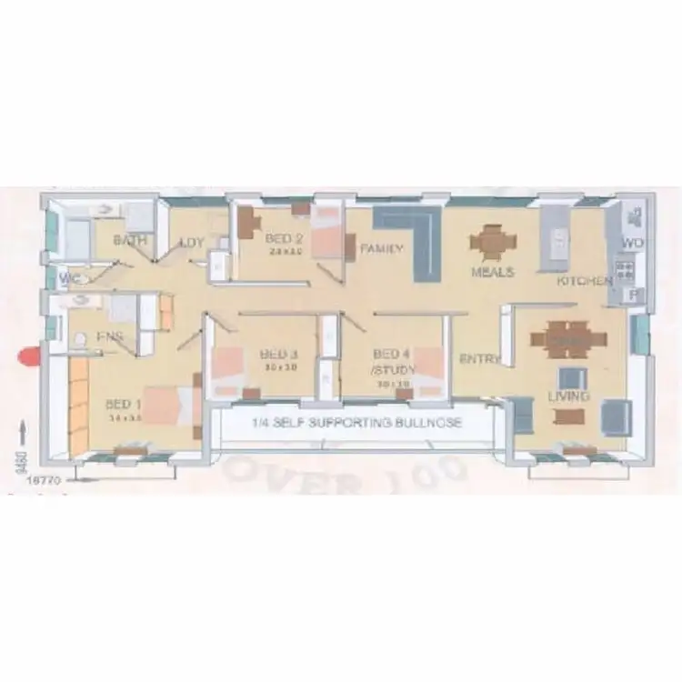 Floorplan of Homely house listing, 12 Cockatoo Drive, Adare QLD 4343
