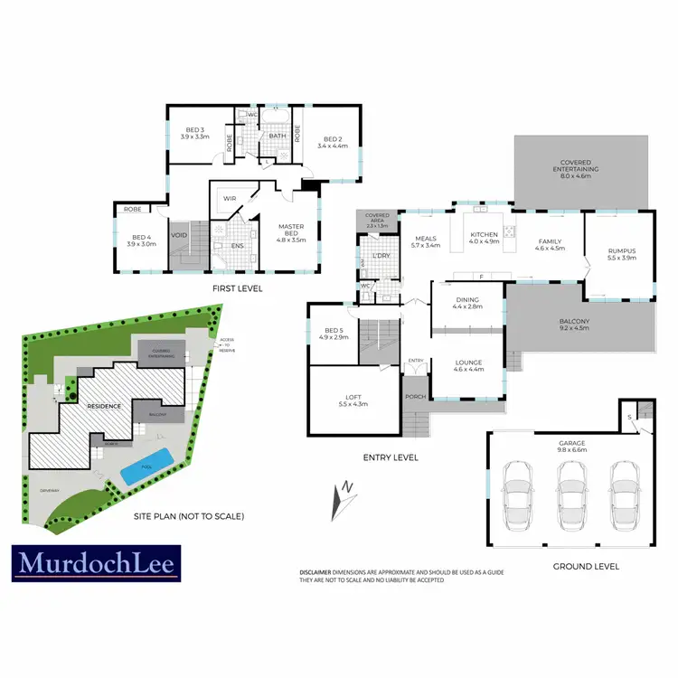 Floorplan of Homely house listing, 9 Grosvenor Place, West Pennant Hills NSW 2125