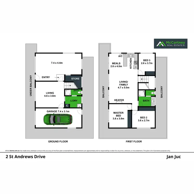 Floorplan of Homely house listing, 2 St Andrews Drive, Jan Juc VIC 3228