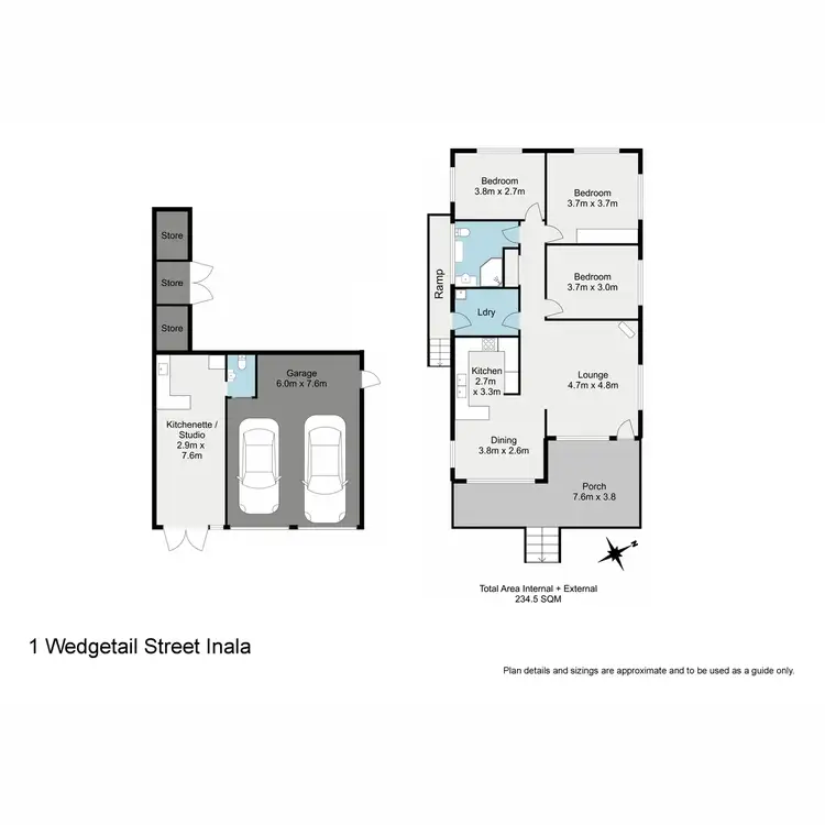 Floorplan of Homely house listing, 1 Wedgetail Street, Inala QLD 4077