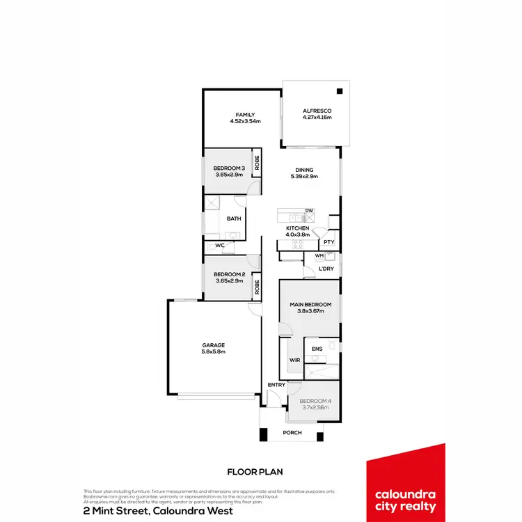 Floorplan of Homely house listing, 2 Mint Street, Caloundra West QLD 4551