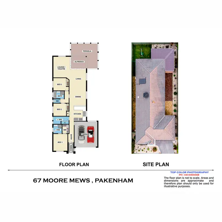 Floorplan of Homely house listing, 67 Moore Mews, Pakenham VIC 3810