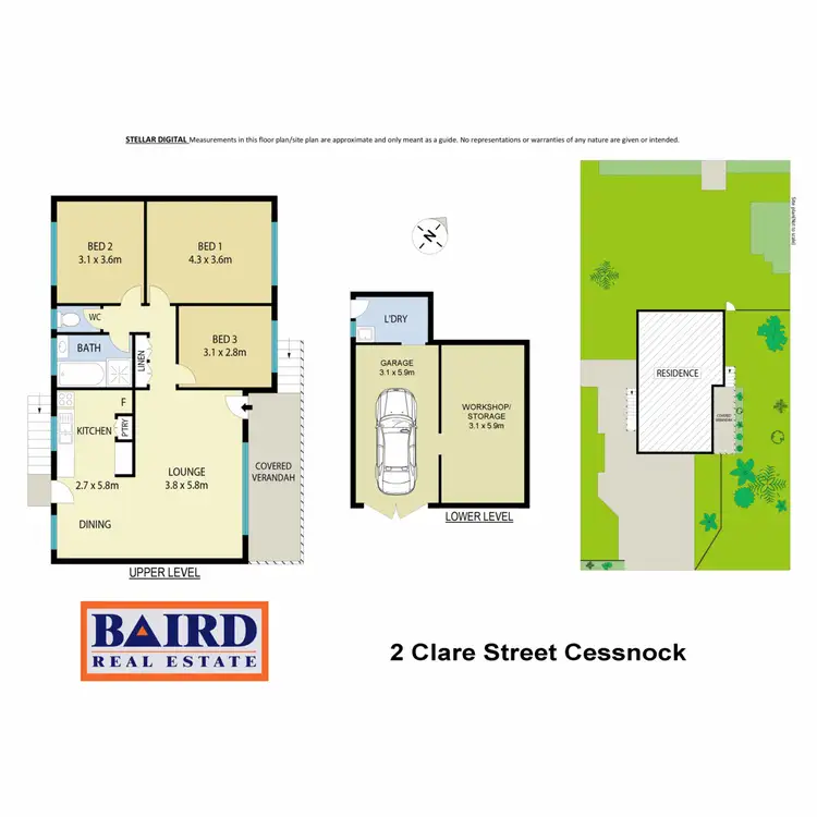 Floorplan of Homely house listing, 2 Clare Street, Cessnock NSW 2325
