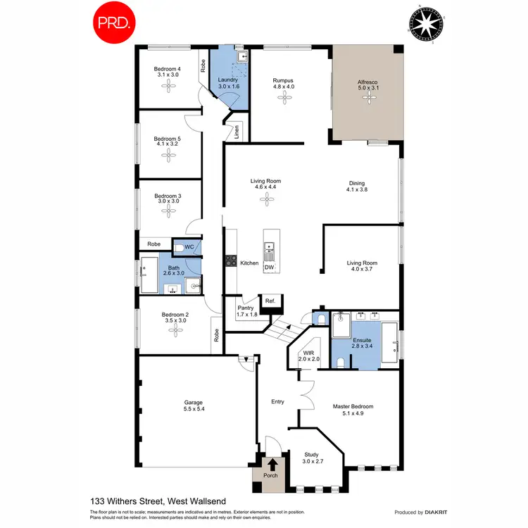 Floorplan of Homely house listing, 133 Withers Street, West Wallsend NSW 2286