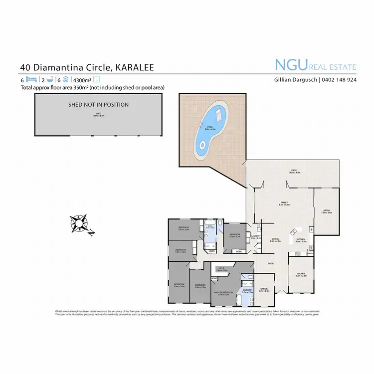 Floorplan of Homely house listing, 40 Diamantina Circuit, Karalee QLD 4306