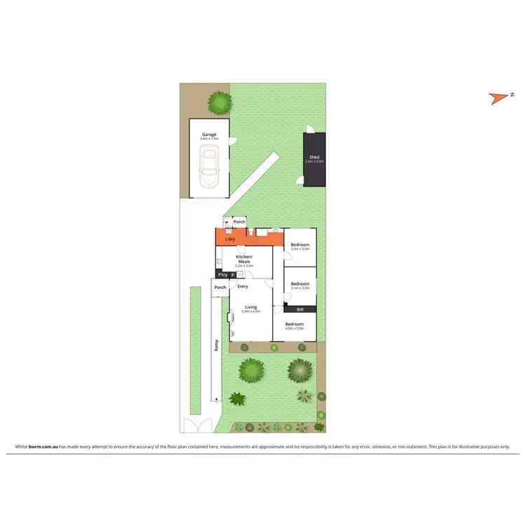 Floorplan of Homely house listing, 55 Colorado Drive, Corio VIC 3214