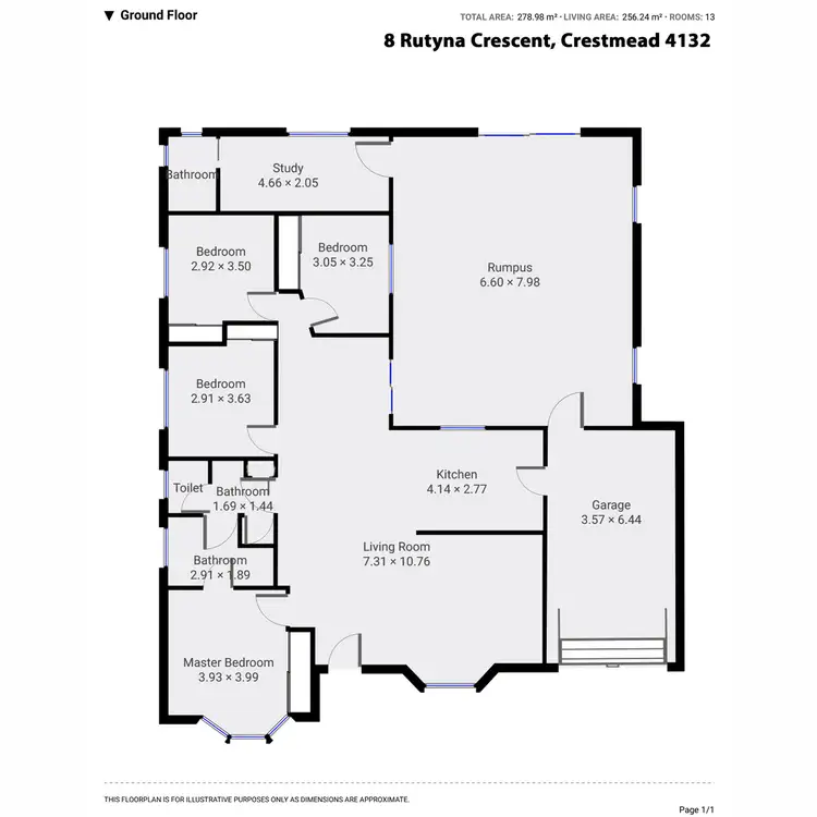 Floorplan of Homely house listing, 8 Rutyna Crescent, Crestmead QLD 4132