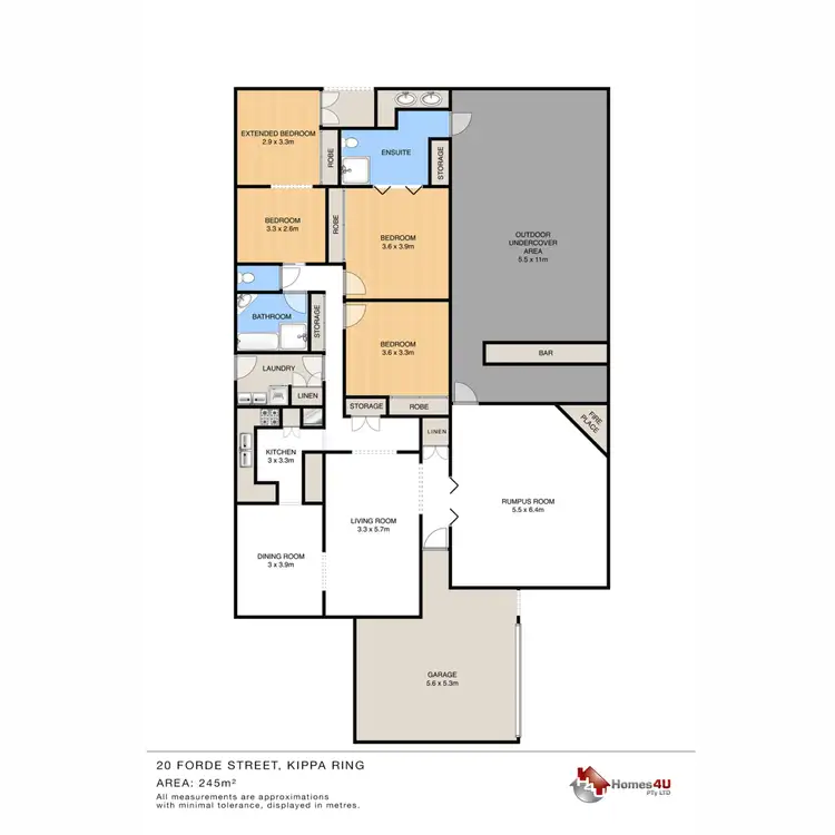 Floorplan of Homely house listing, 20 Forde Street, Kippa-Ring QLD 4021