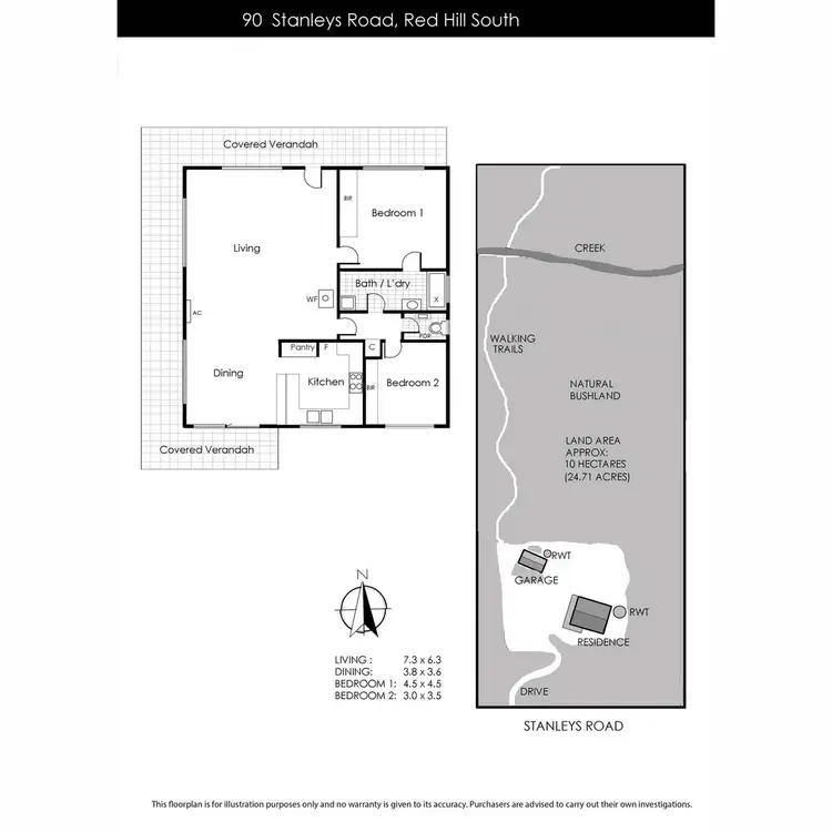 Floorplan of Homely house listing, 90 Stanleys Road, Red Hill South VIC 3937