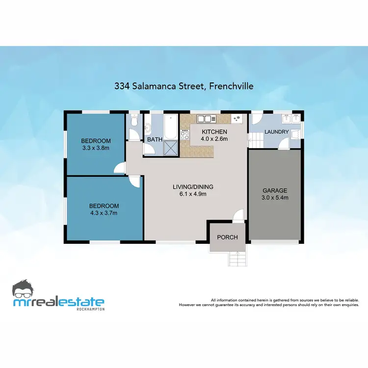 Floorplan of Homely house listing, 334 Salamanca Street, Frenchville QLD 4701