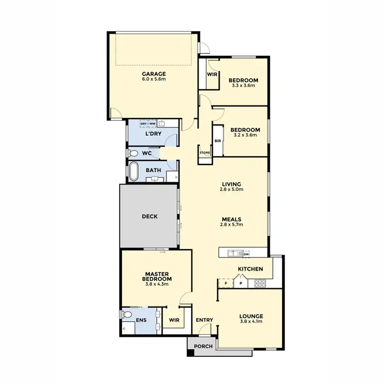 Floorplan of Homely house listing, 21 Fireside Avenue, Point Cook VIC 3030