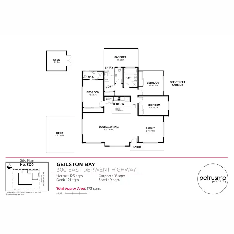 Floorplan of Homely house listing, 300 East Derwent Highway, Geilston Bay TAS 7015
