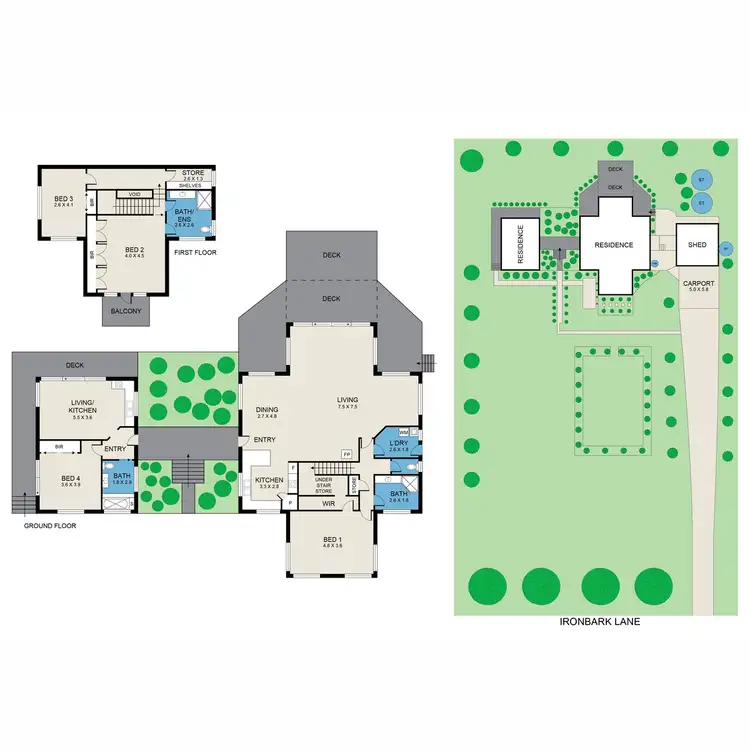 Floorplan of Homely rural property listing, 123 Ironbark Lane, Nulkaba NSW 2325